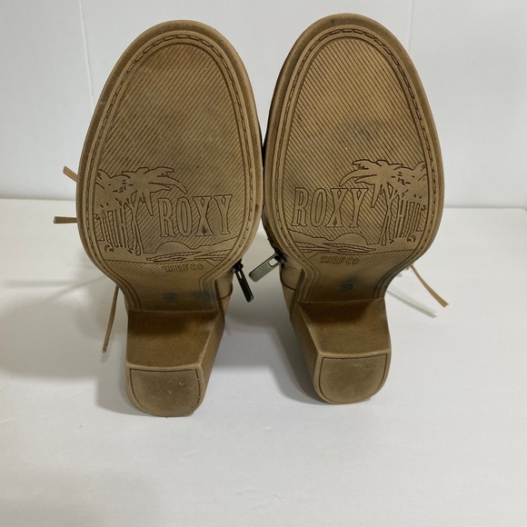 Roxy Dallas Heeled Ankle Boot in Sand/ Tan Size 8.5 - Picture 11 of 15